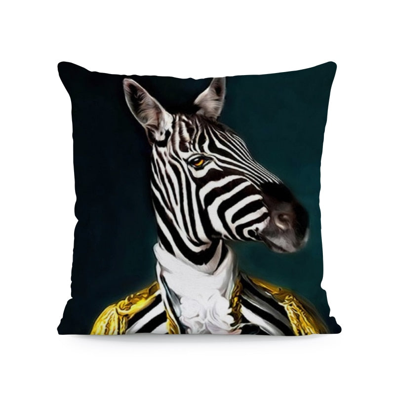 Printed Poster Style Pillow Cover