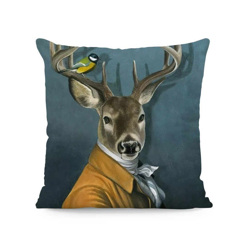 Printed Poster Style Pillow Cover