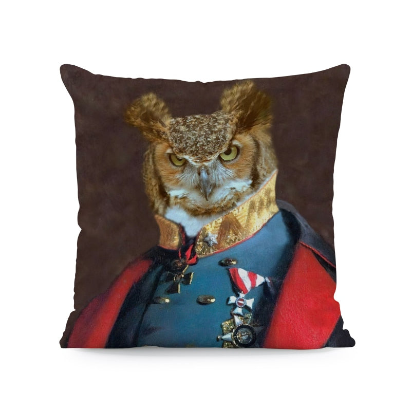 Printed Poster Style Pillow Cover