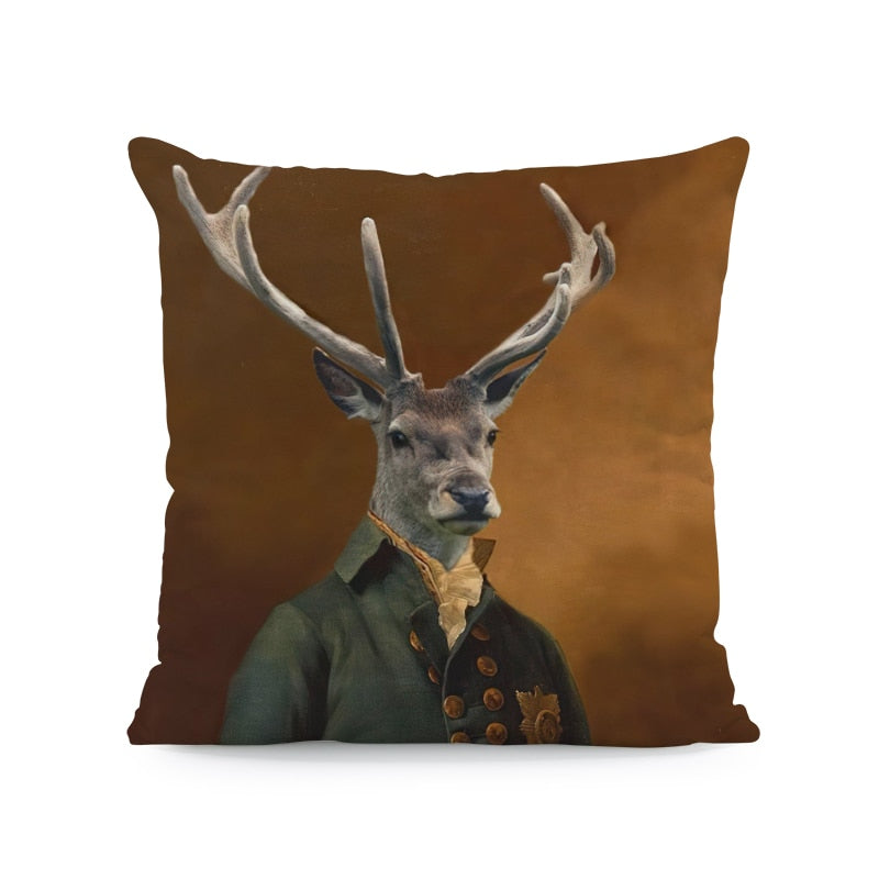 Printed Poster Style Pillow Cover