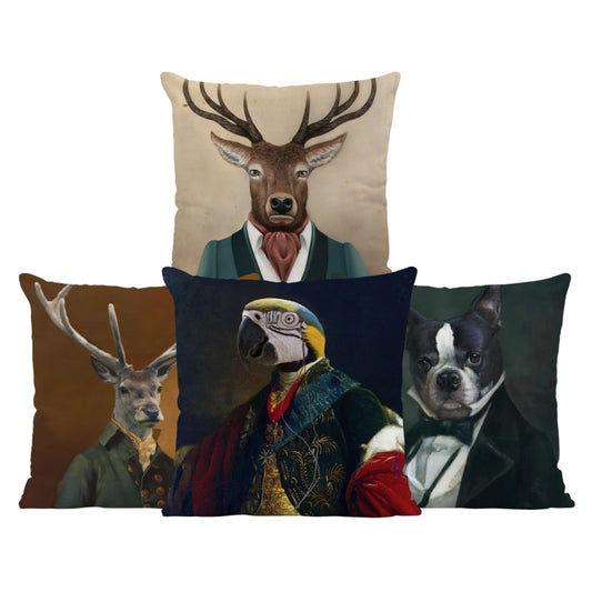 Printed Poster Style Pillow Cover