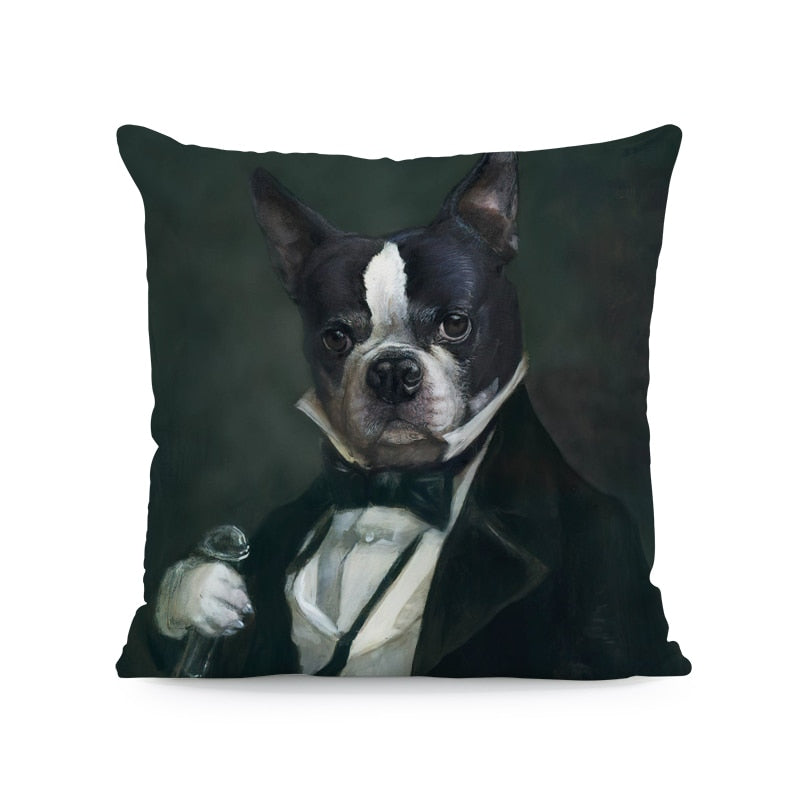 Printed Poster Style Pillow Cover