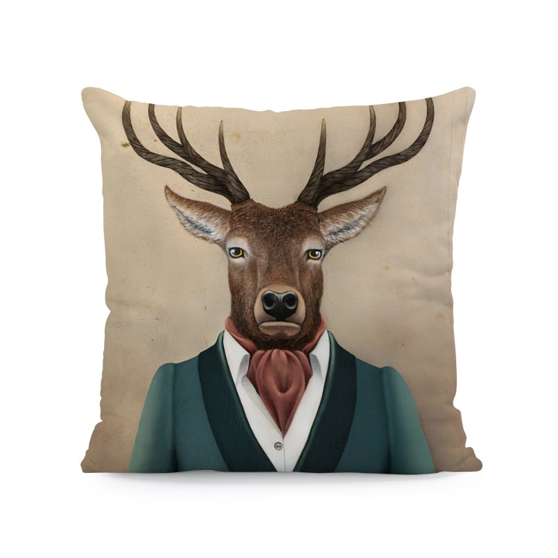 Printed Poster Style Pillow Cover