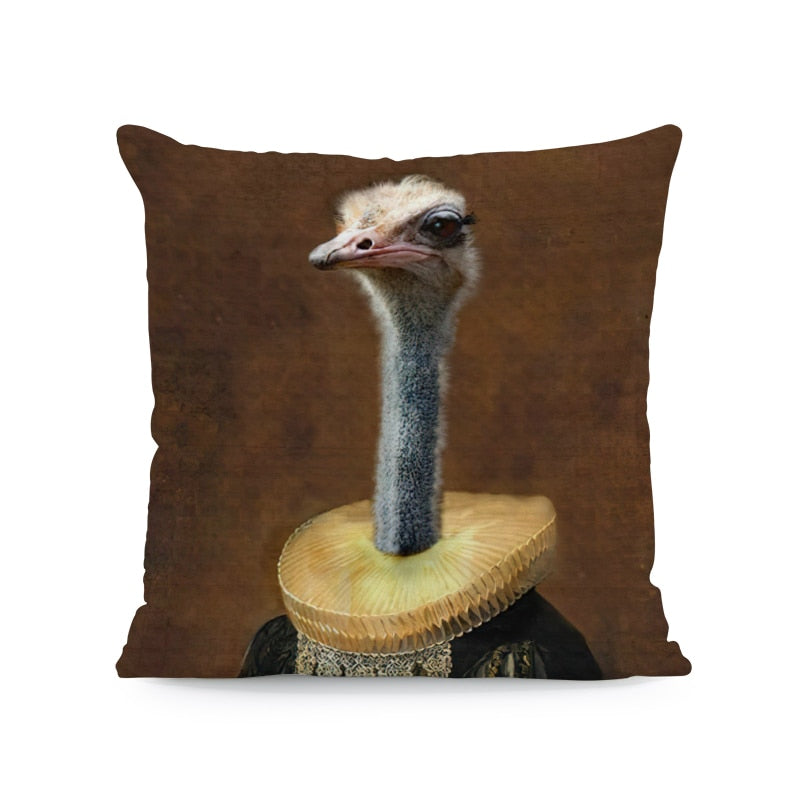 Printed Poster Style Pillow Cover